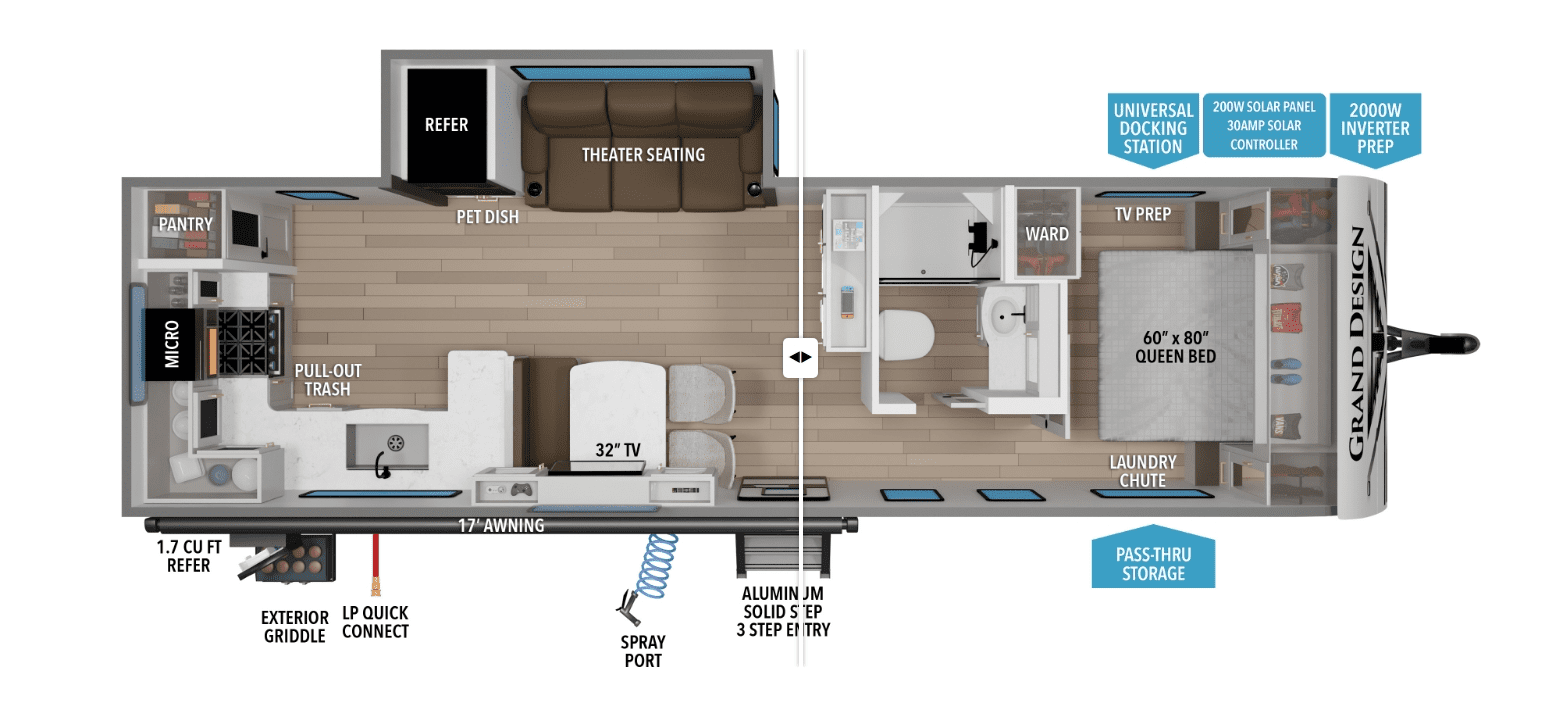 TRANSCEND 285RKT FLOORPLAN